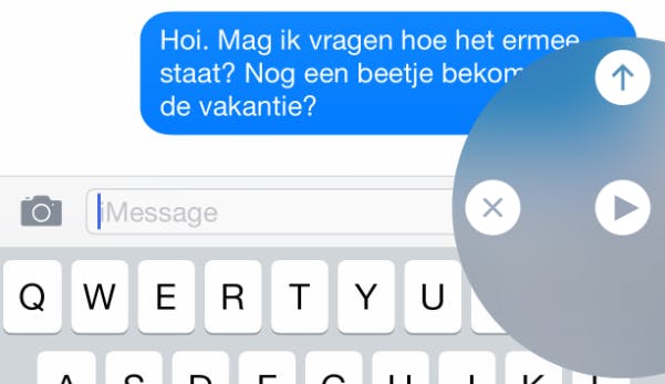 Stuur sneller audio- en videoberichten met iMessage