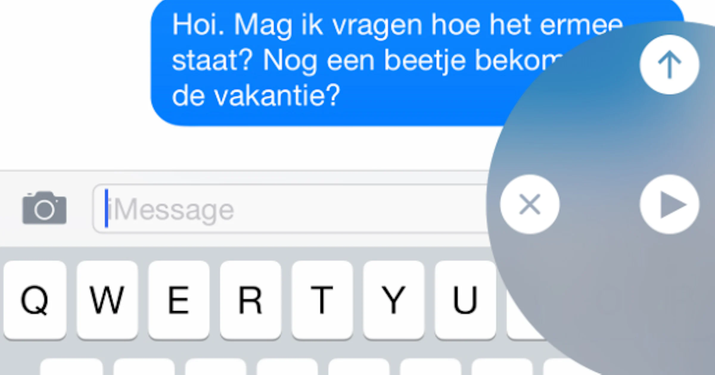 Stuur sneller audio- en videoberichten met iMessage