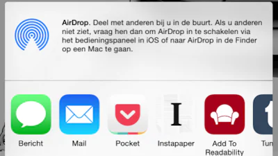 Zo deel je bestanden met je iPhone via AirDrop