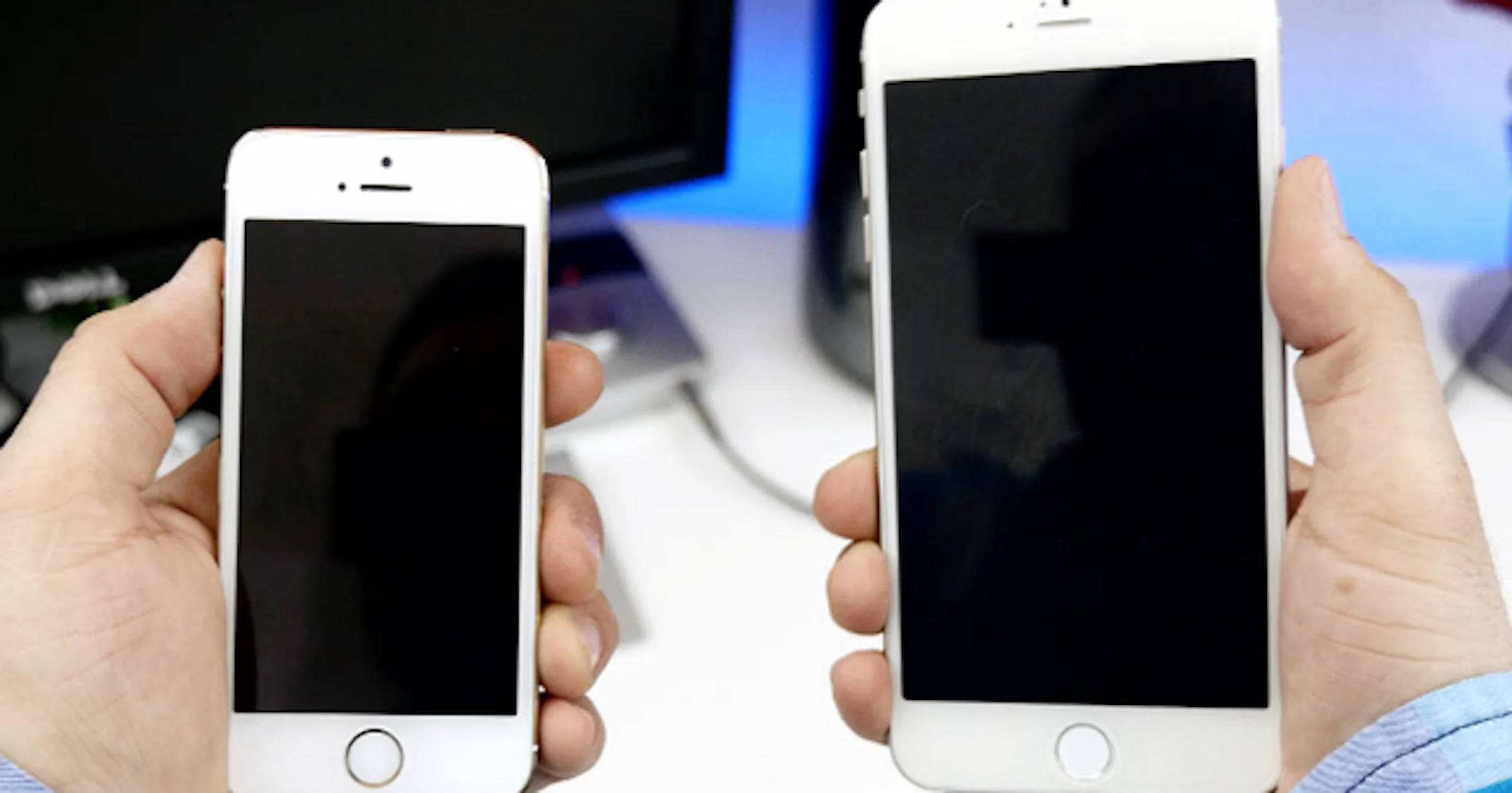 Typen met één hand op je iPhone 6 (Plus)