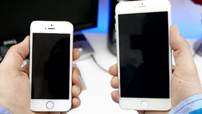 Typen met één hand op je iPhone 6 (Plus)