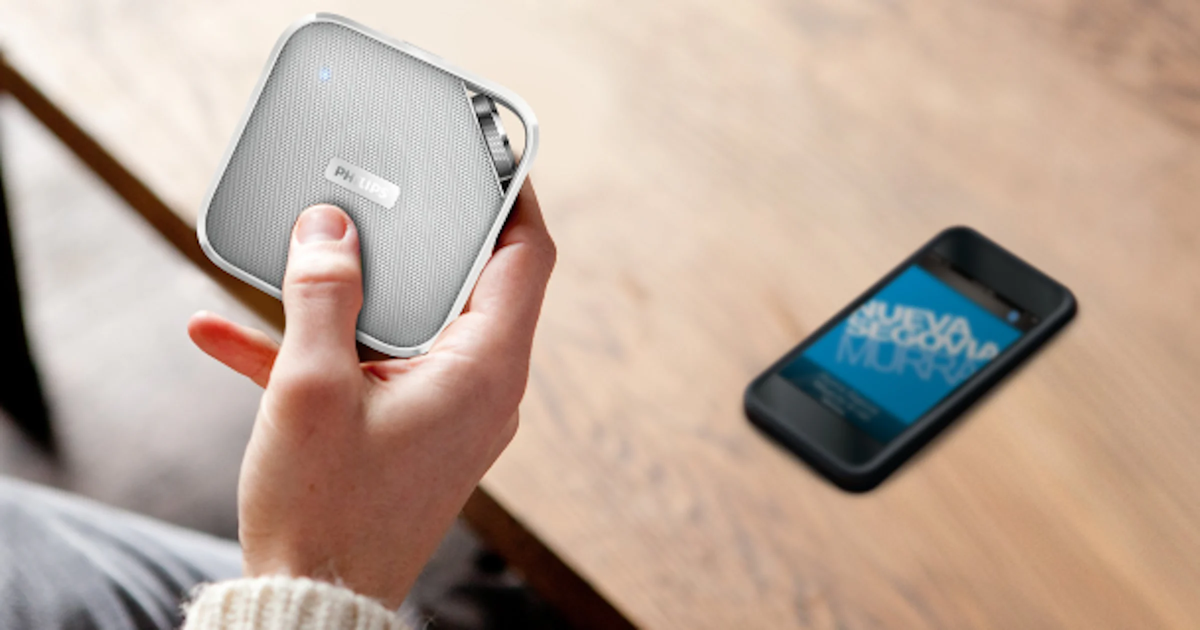 Philips BT2500W - Stijlvolle bluetooth-speaker