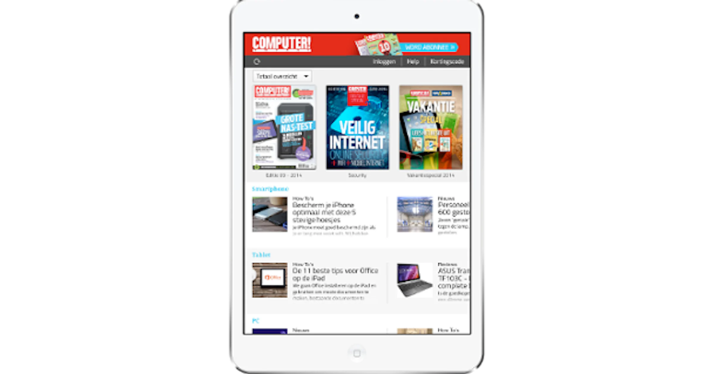 Computer!Totaal Magazine app vernieuwd!