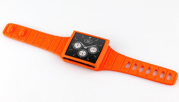 Maak je eigen Apple iWatch met een iPod nano en een 3D-printer