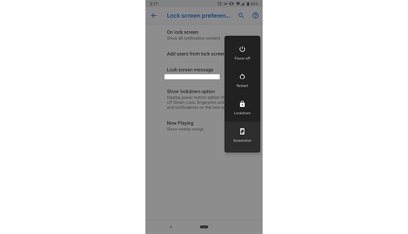 Sommige telefoons beschikken over een lockdown-optie.