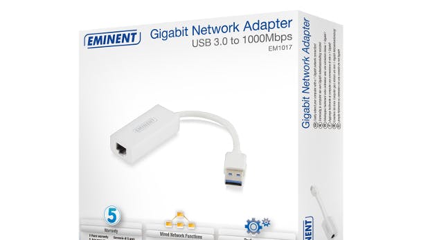 Eminent EM1017 USB 3.0 Gigabit Netwerkadapter