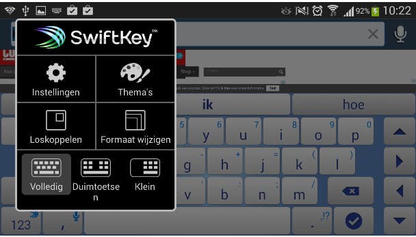 Sneller typen met Swiftkey Keyboard