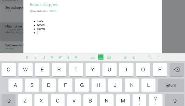 Onderweg notities maken op je smartphone of tablet