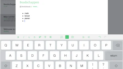 Onderweg notities maken op je smartphone of tablet