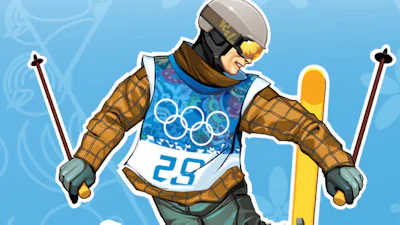 De beste apps voor de Olympische Spelen: Ski Slopestyle Challenge