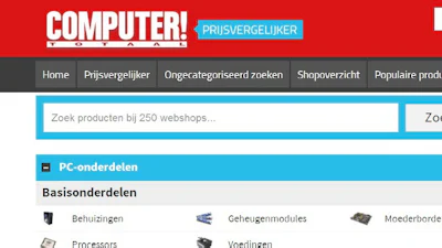 Computer!Totaal lanceert Prijsvergelijker