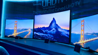 Samsung toont eerste buigbare televisie ter wereld