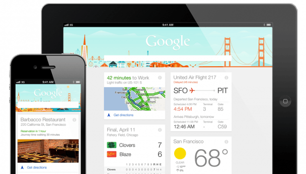 Werken met Google Now in Apple's iOS