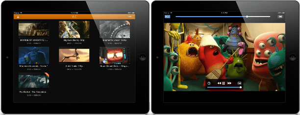 Films vanuit Dropbox bekijken met VLC-player iPad app