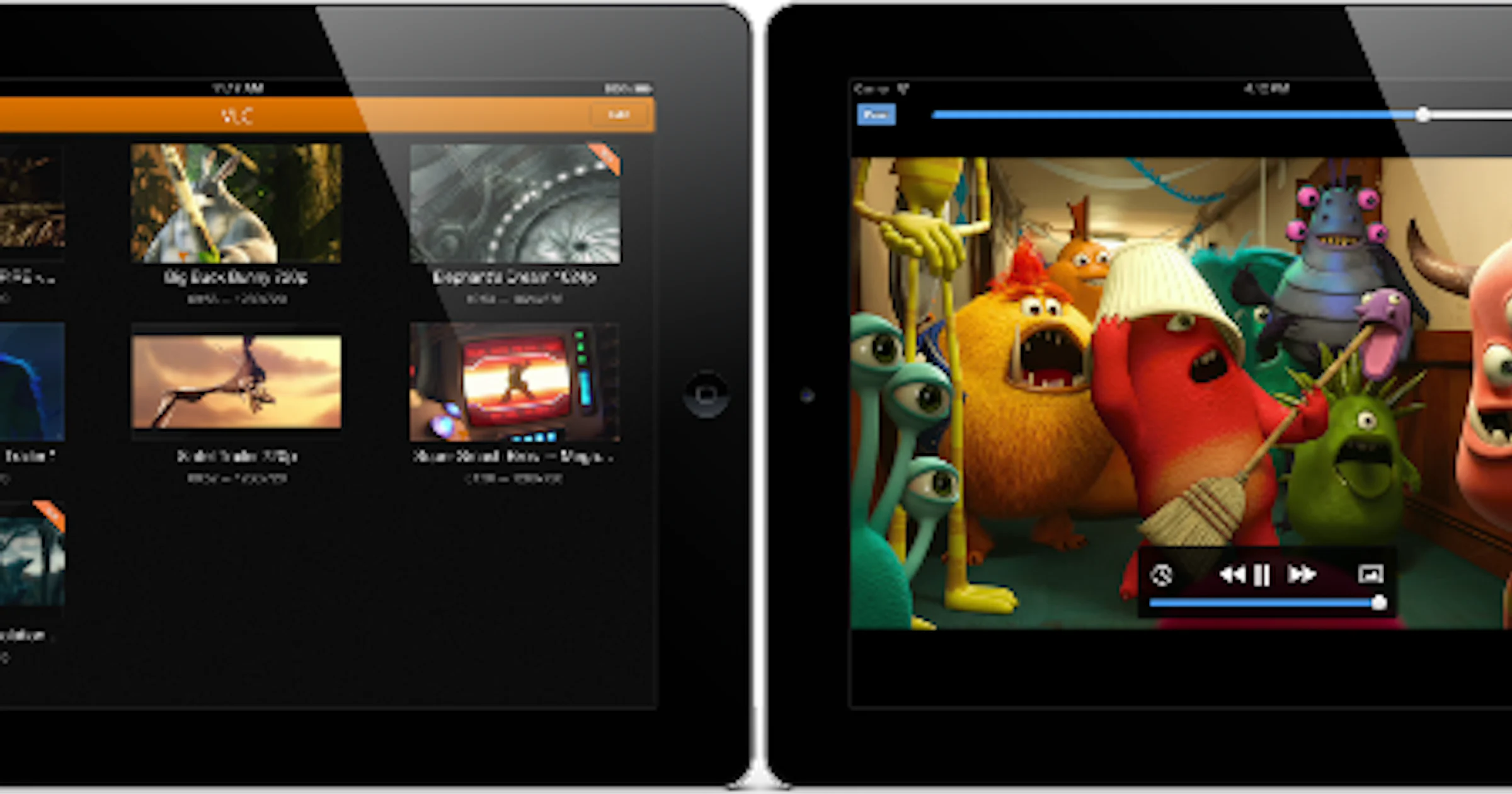 Films vanuit Dropbox bekijken met VLC-player iPad app