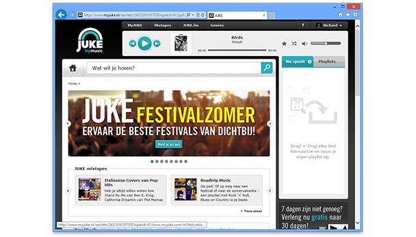 Juke: Duits Spotify-alternatief