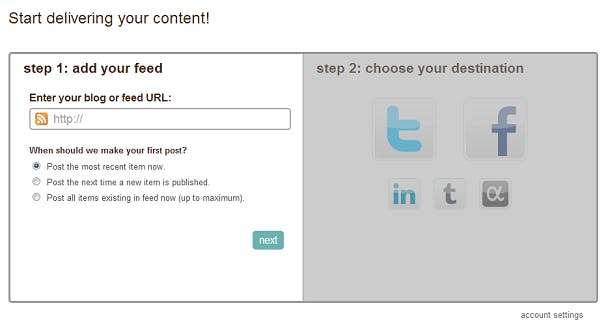Automatisch twitteren met dlvr.it