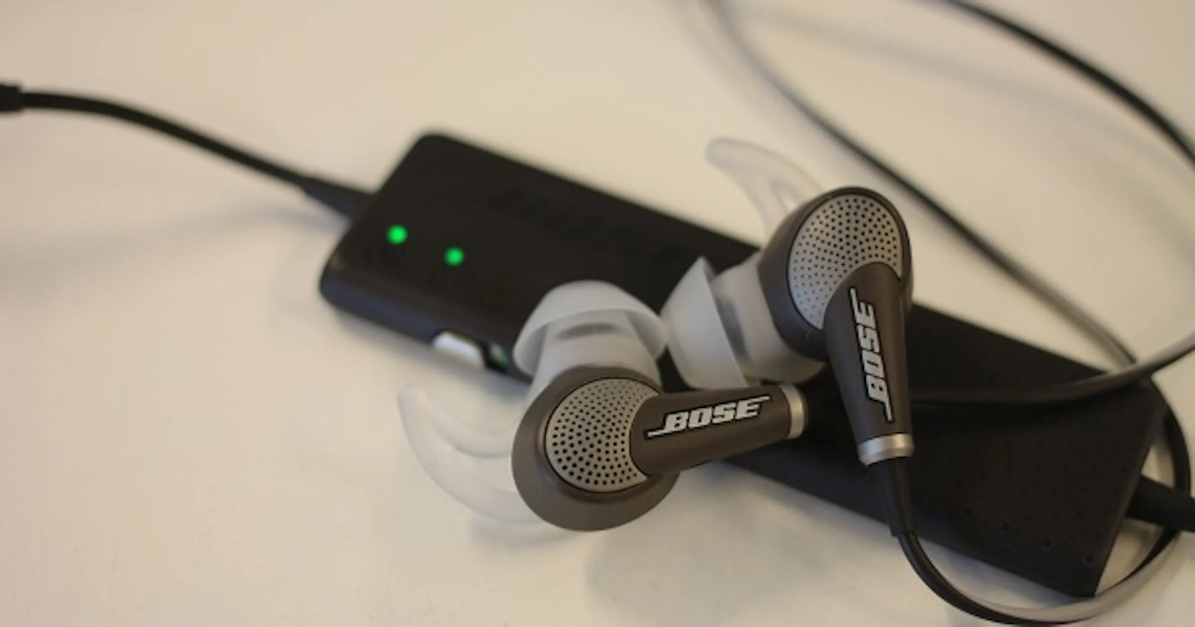 Bose QuietComfort 20i: In ear noise cancelling oordopjes
