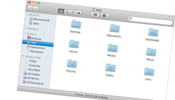 Een map maken van bestanden in Finder