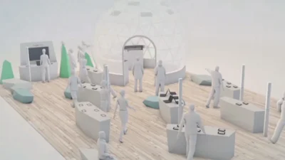 Winter Wonderlabs: Google bouwt iglo's voor feestdagen