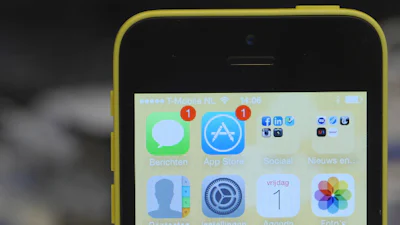 iPhone 5c - Apple-telefoon in kleurrijk plastic omhulsel