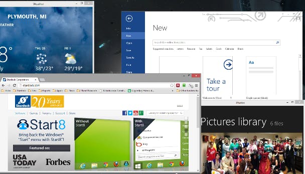 ModernMix - Open Windows 8-apps in vensters