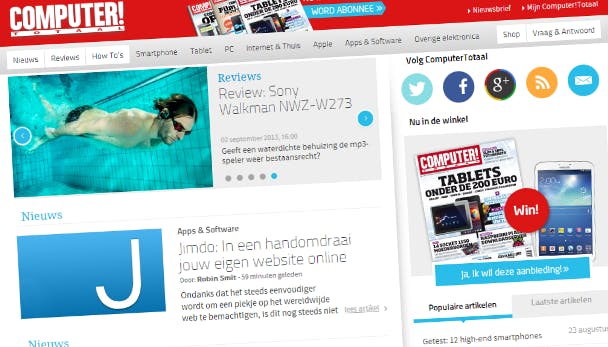 Computer!Totaal lanceert compleet vernieuwde website