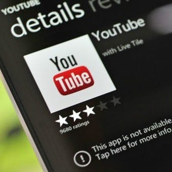Google gooit YouTube-app Windows Phone opnieuw op zwart