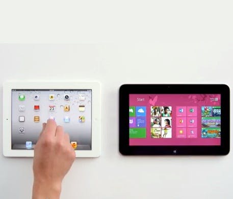 Microsoft en Dell bespotten iPad