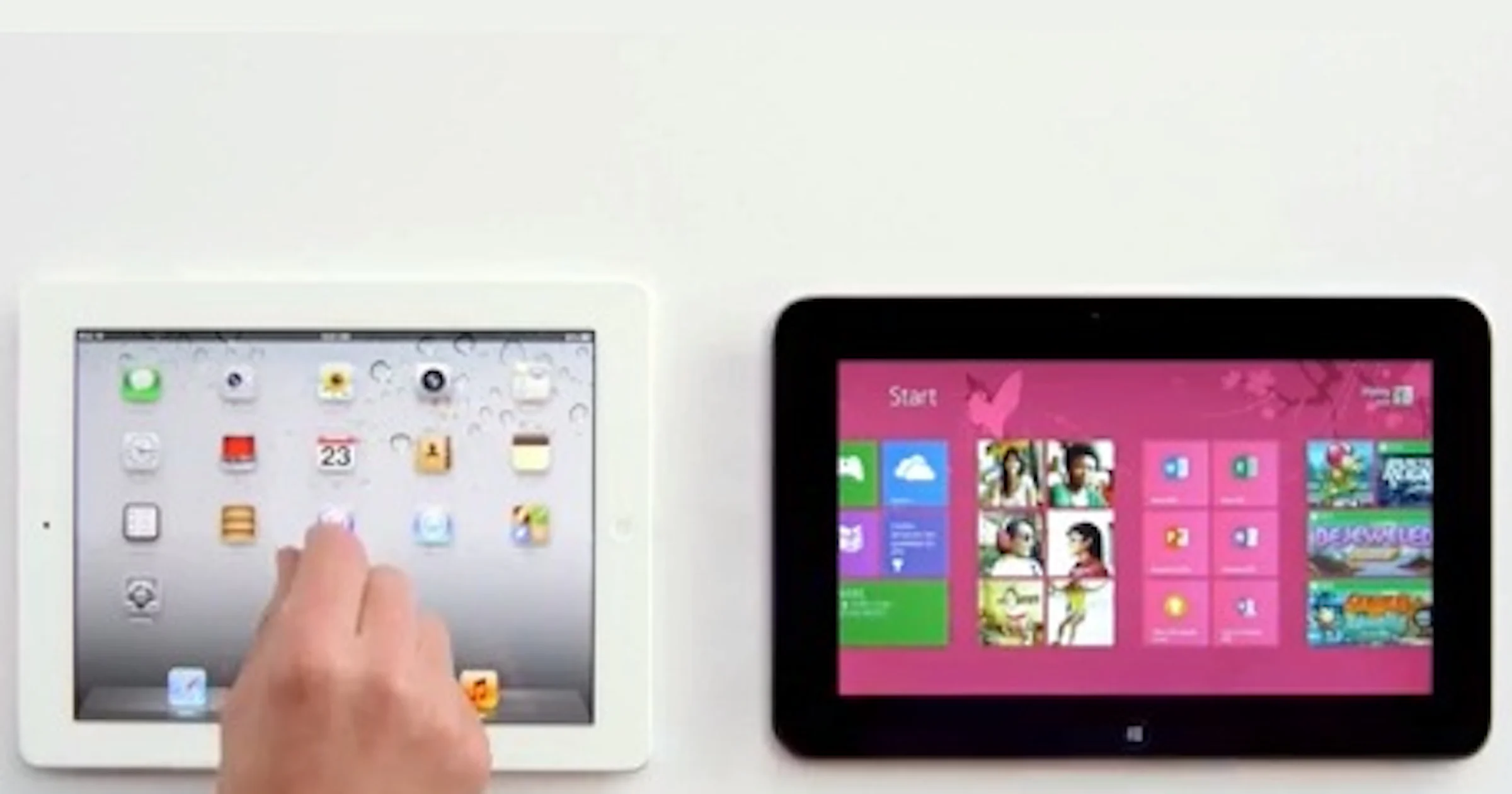 Microsoft en Dell bespotten iPad