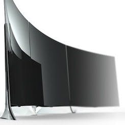 LG lanceert eerste oled-tv met gebogen scherm