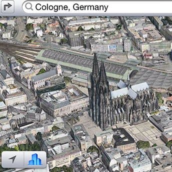 Meer steden Apple Kaarten krijgen Flyover functie