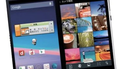 NEC onthult smartphone met twee beeldschermen