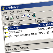 Freeware: Achterhaal je productsleutels met ProduKey