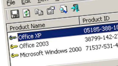 Freeware: Achterhaal je productsleutels met ProduKey