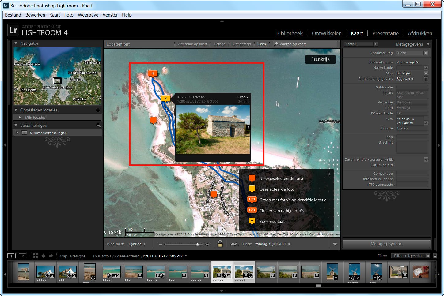 Snelstart: Lightroom 4-kaartmodule