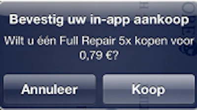 Hacker in-app aankopen: "Het spel is over"