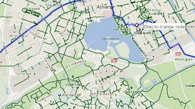 Google voegt fietsroutes toe aan Google Maps
