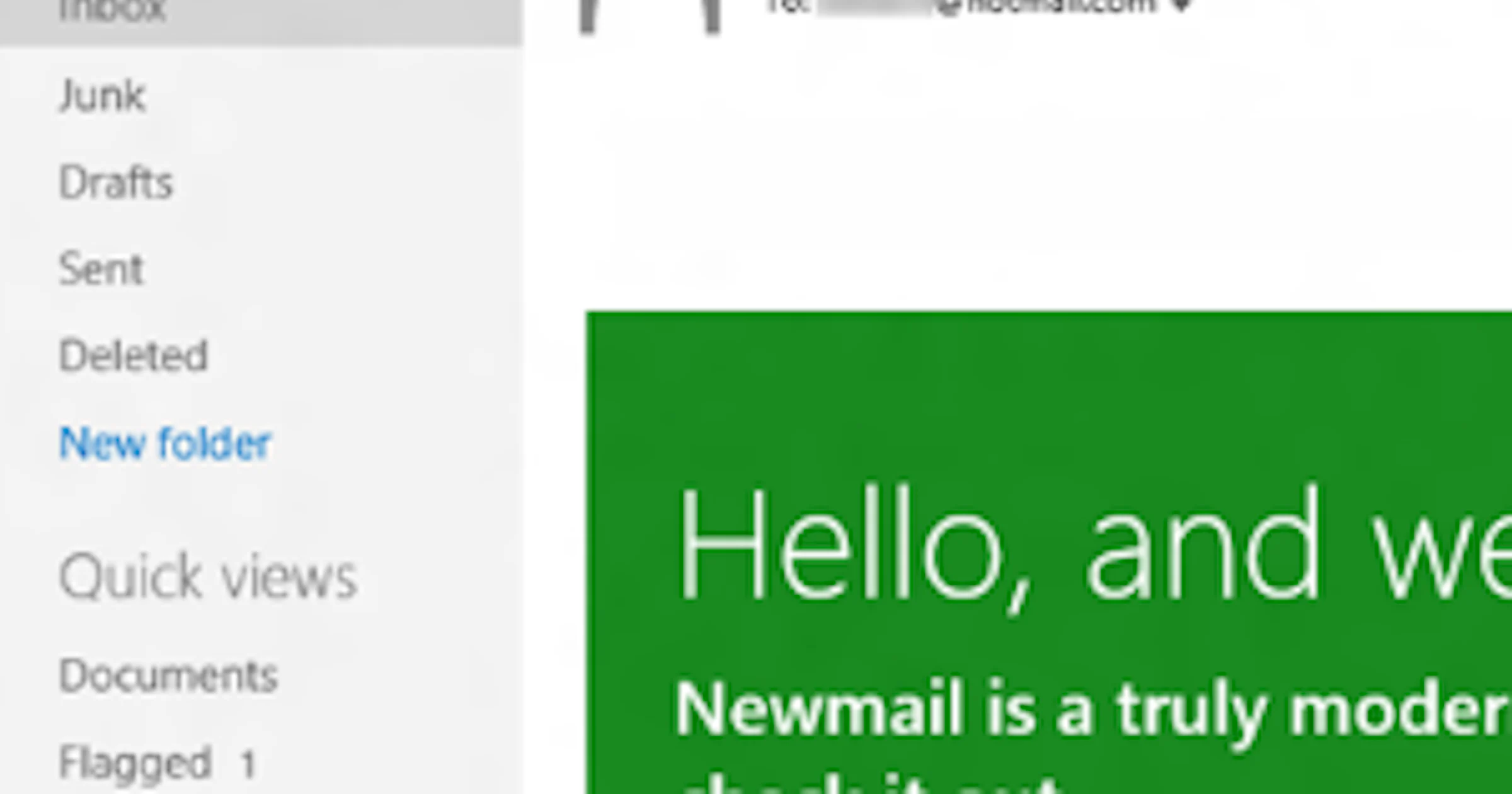 Metro-interface Hotmail laat zich vroegtijdig zien