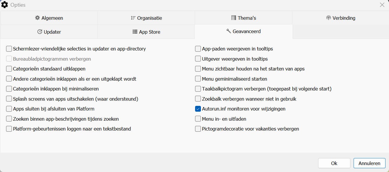 Zet PortableApps nog verder naar je hand.