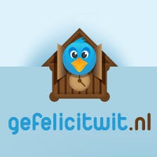 Feliciteren via Twitter met Gefelicitwit