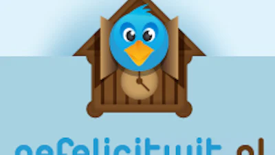 Feliciteren via Twitter met Gefelicitwit