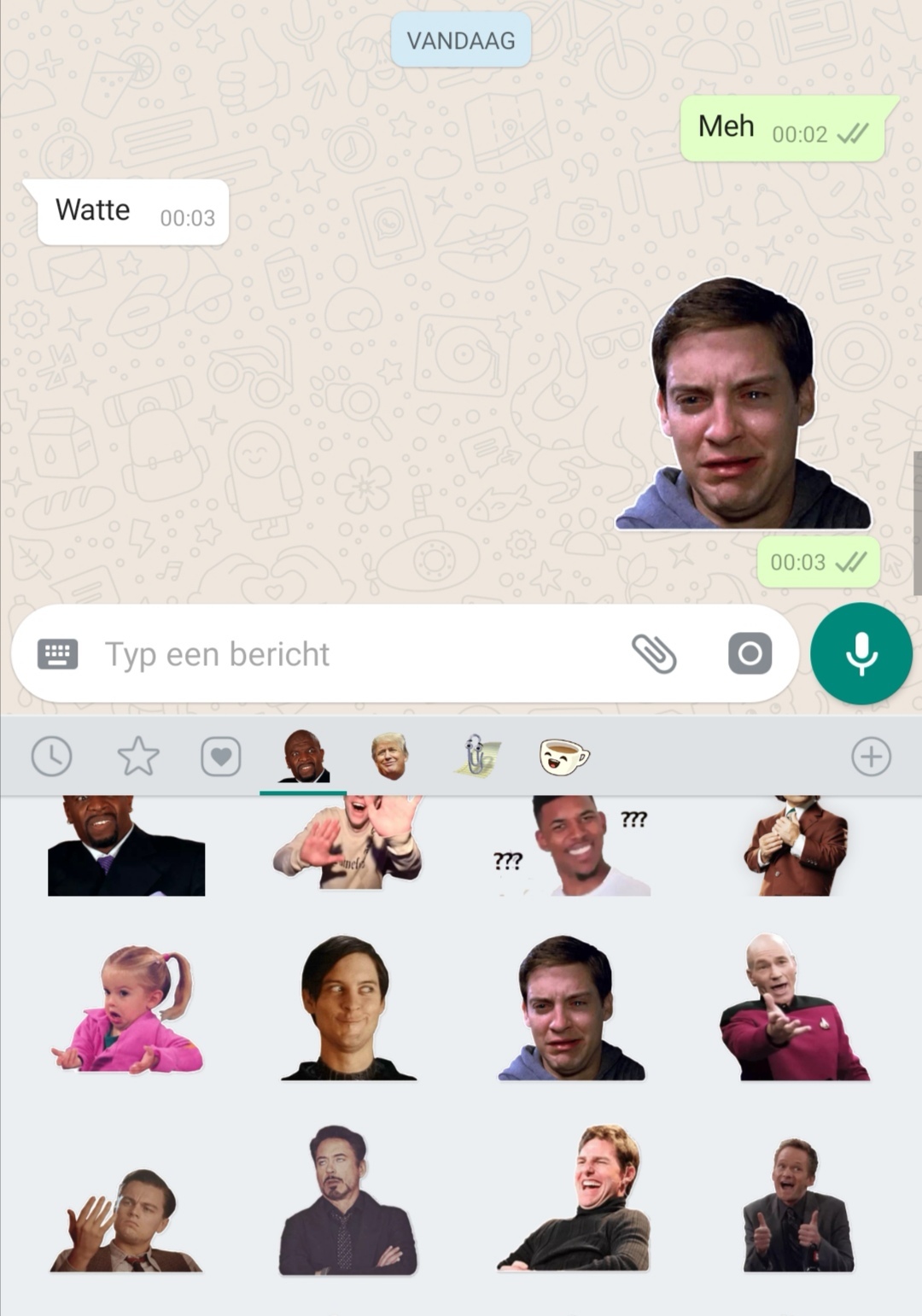 WhatsApp tien grappige stickersets ID.nl