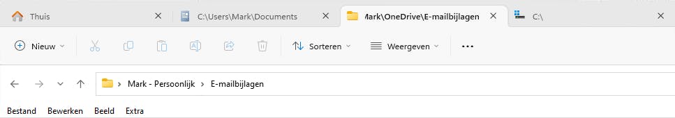Met de toetscombinatie Ctrl+Cijfer spring je snel naar het gewenste tabblad springen. Het eerste tabblad in het venster is altijd nummer 1.