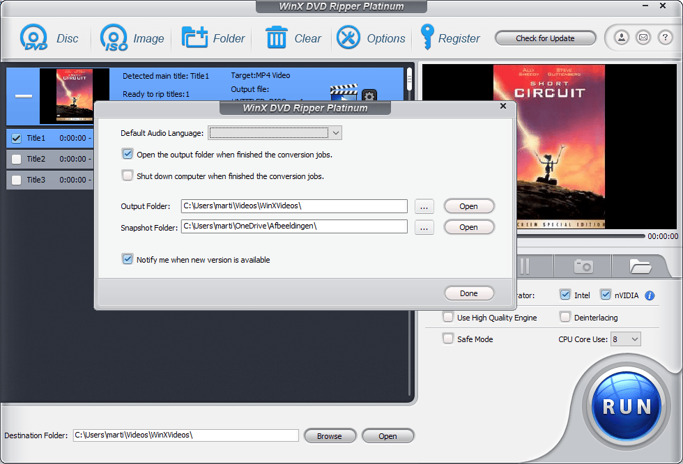 Tip 07 Geef aan waar je het filmbestand wilt opslaan.
