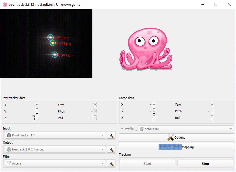 SmoothTrack geeft een vergelijkbare ervaring als commerciële head trackers.