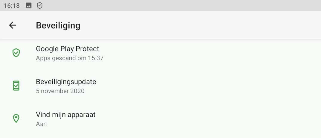 Zorg dat het vinden van je apparaat is ingeschakeld, dan kun je in geval van grote nood tenminste - met een beetje geluk - nog wát.