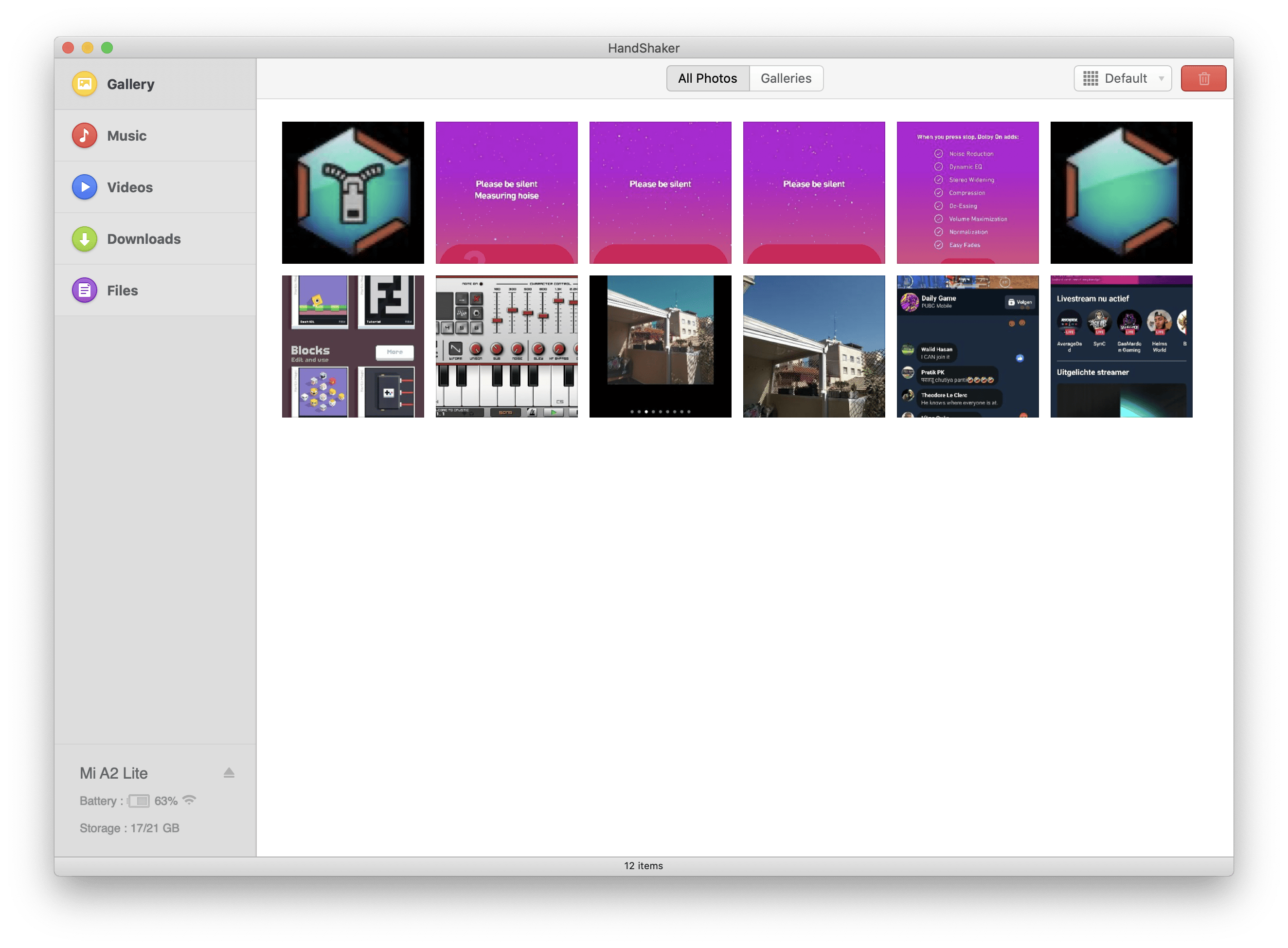 HandShaker is een app waarmee je bestanden tussen je Mac en je Android-toestel kunt uitwisselen.