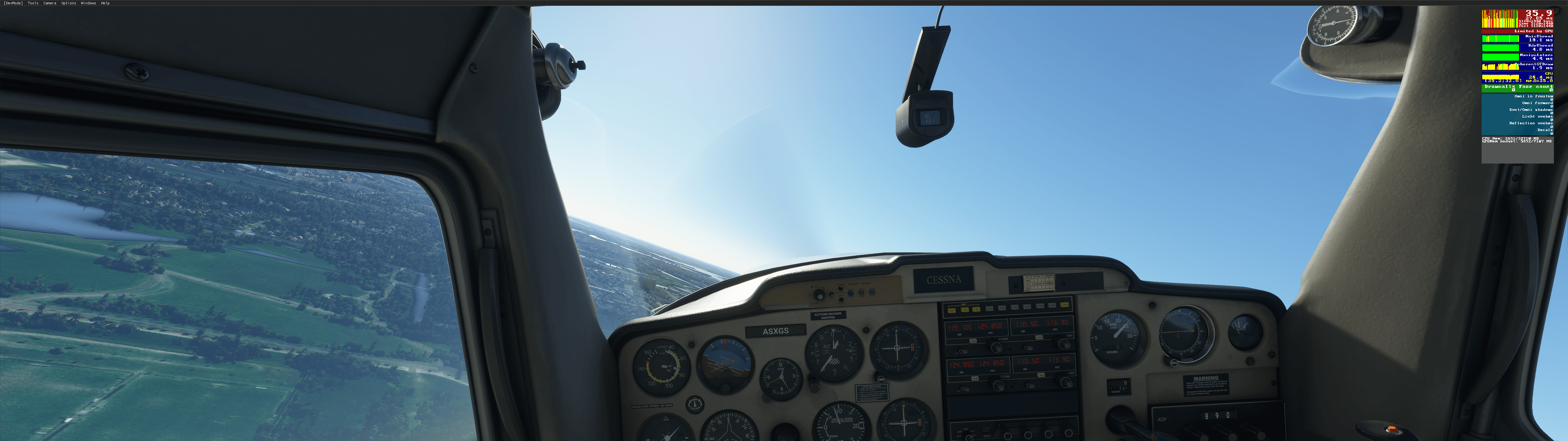 13 In de Developer Mode kun je onder meer een fps-teller in beeld zetten, handig bij het tunen van de instellingen.