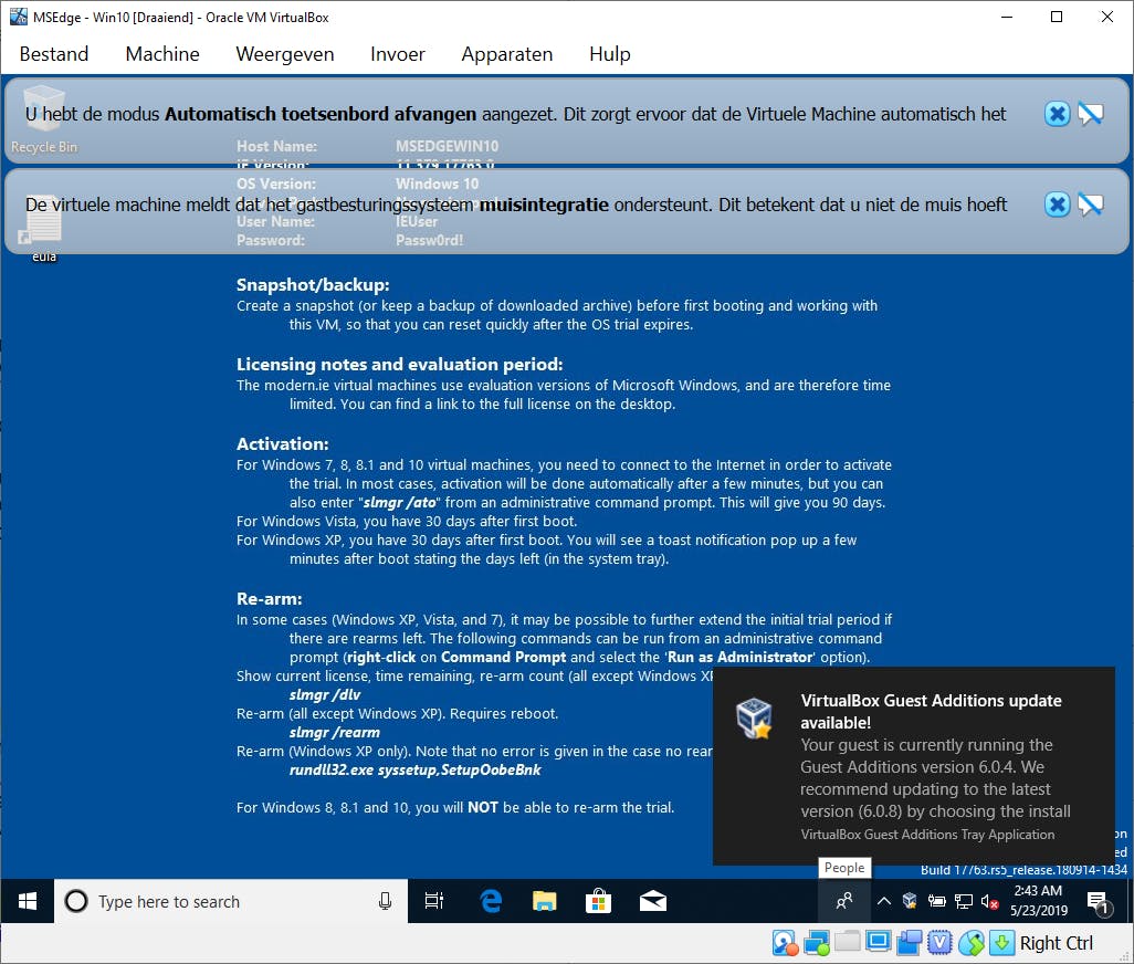Tip 07 Installeer de Guest Additions voor een soepeler lopende virtuele machine.